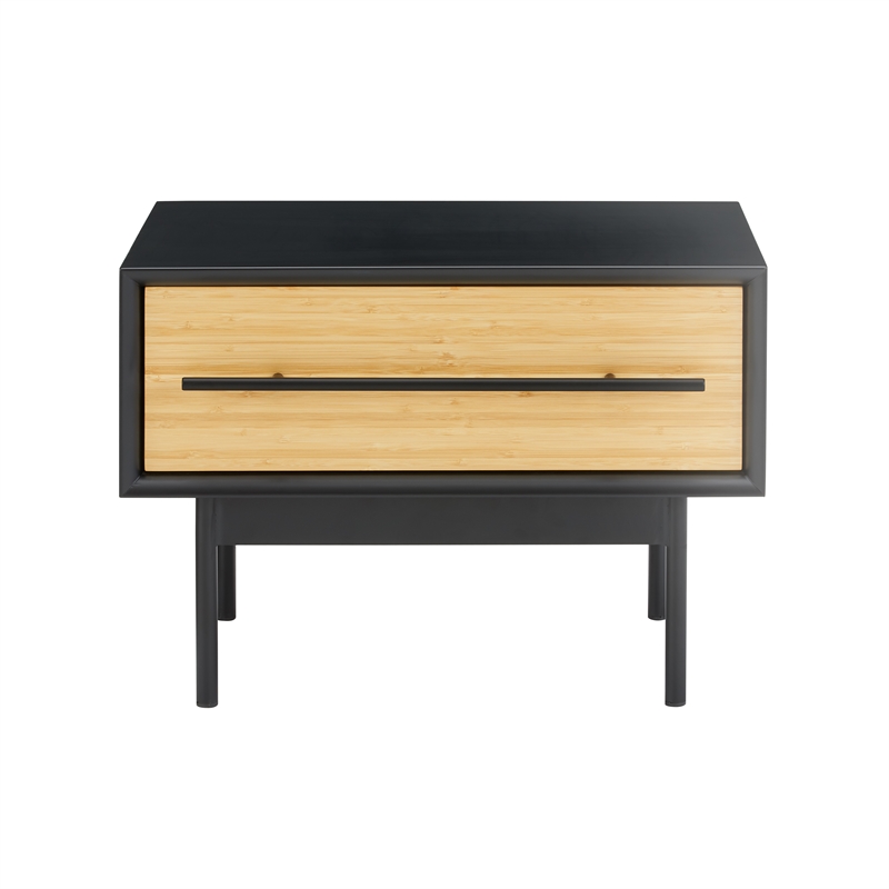 Bamax Spencer 1 Drawer Nightstand in Sand