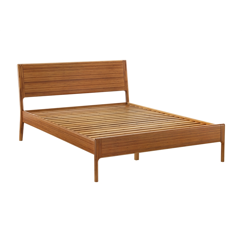 Bamax Hansen California King Platform Bed in Copper