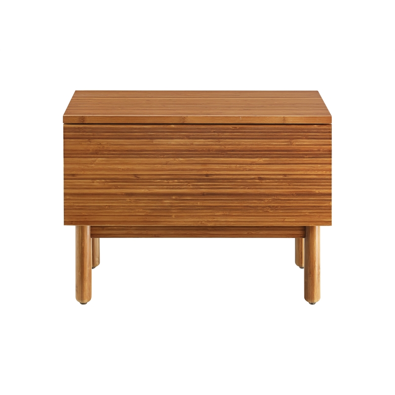 Bamax Hansen 1 Drawer Nightstand in Copper
