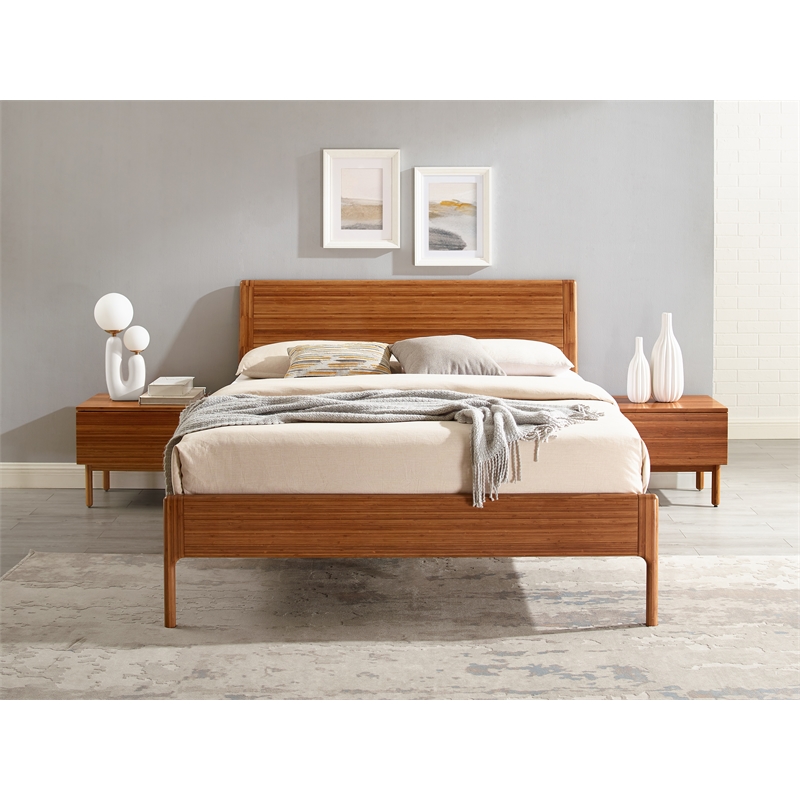 Bamax Hansen 1 Drawer Nightstand in Copper