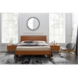 Bamax Hansen 1 Drawer Nightstand in Copper