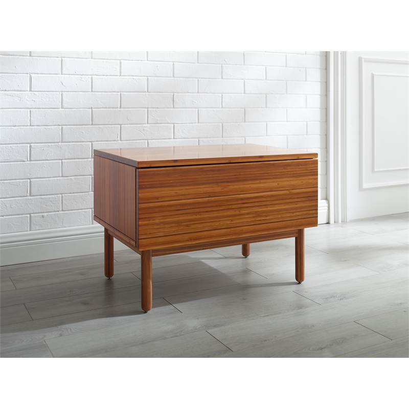 Bamax Hansen 1 Drawer Nightstand in Copper