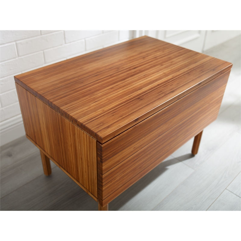 Bamax Hansen 1 Drawer Nightstand in Copper