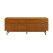 Bamax Hansen 4 Drawer Double Dresser in Copper
