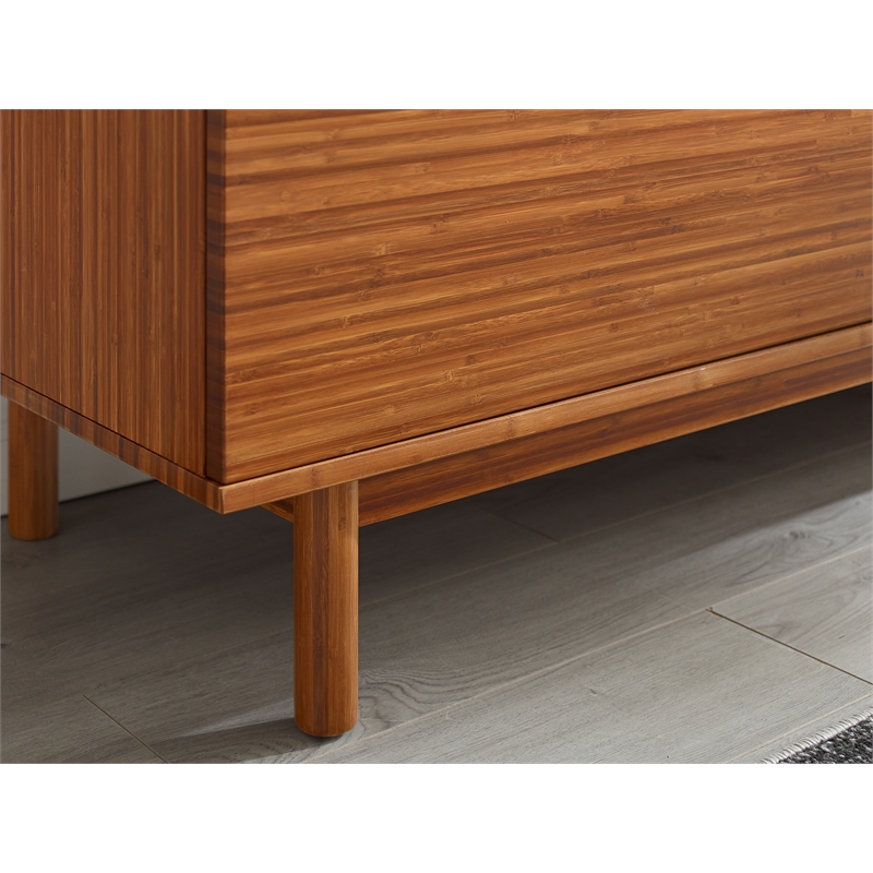 Bamax Hansen 4 Drawer Double Dresser in Copper