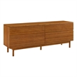 Bamax Hansen 4 Drawer Double Dresser in Copper