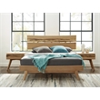 Bamax Sarah King Platform Bed in Golden