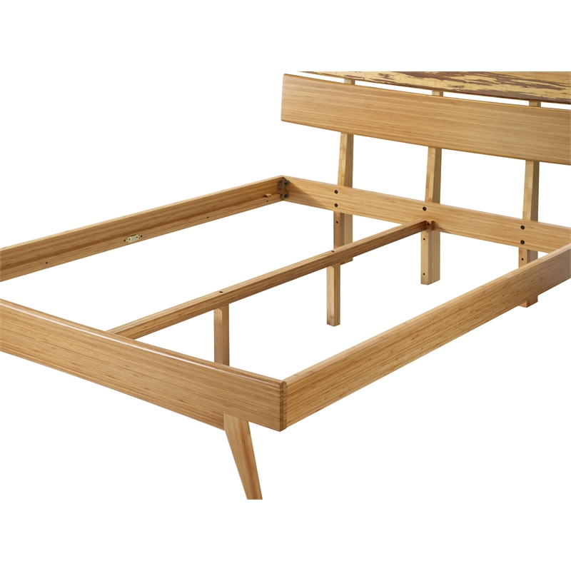 Bamax Sarah King Platform Bed in Golden