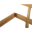 Bamax Sarah King Platform Bed in Golden