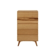 Bamax Sarah Five Drawer High Chest in Golden