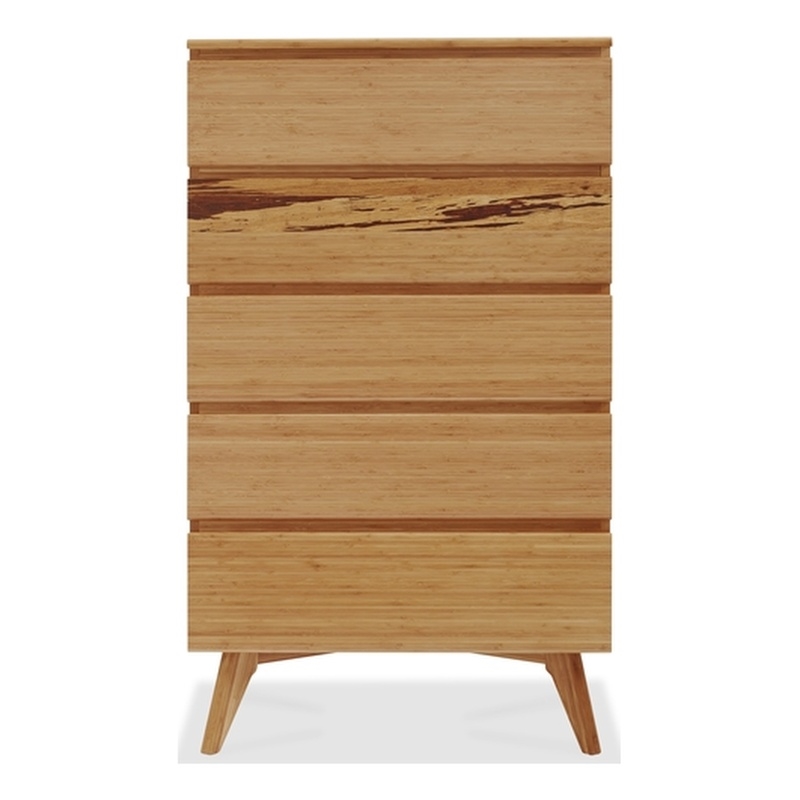Bamax Sarah Five Drawer High Chest in Golden