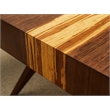 Bamax Sarah End Table in Burgundy
