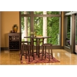 Bamax Piper Counter Height Stool in Coffee (Set of 2)