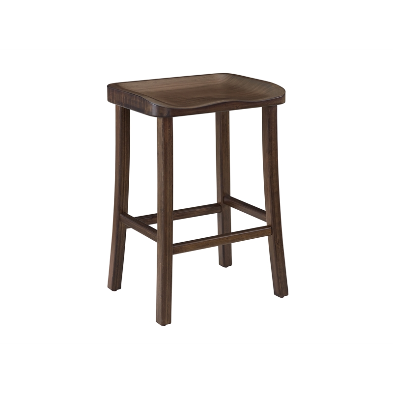 Bamax Piper Counter Height Stool in Coffee (Set of 2)