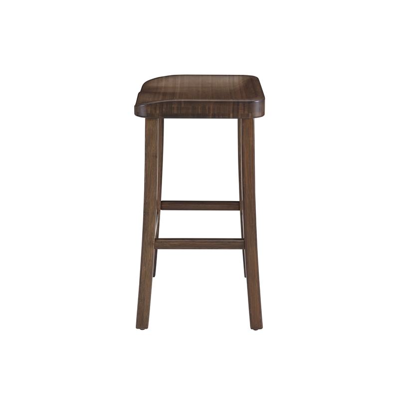 Bamax Piper Counter Height Stool in Coffee (Set of 2)