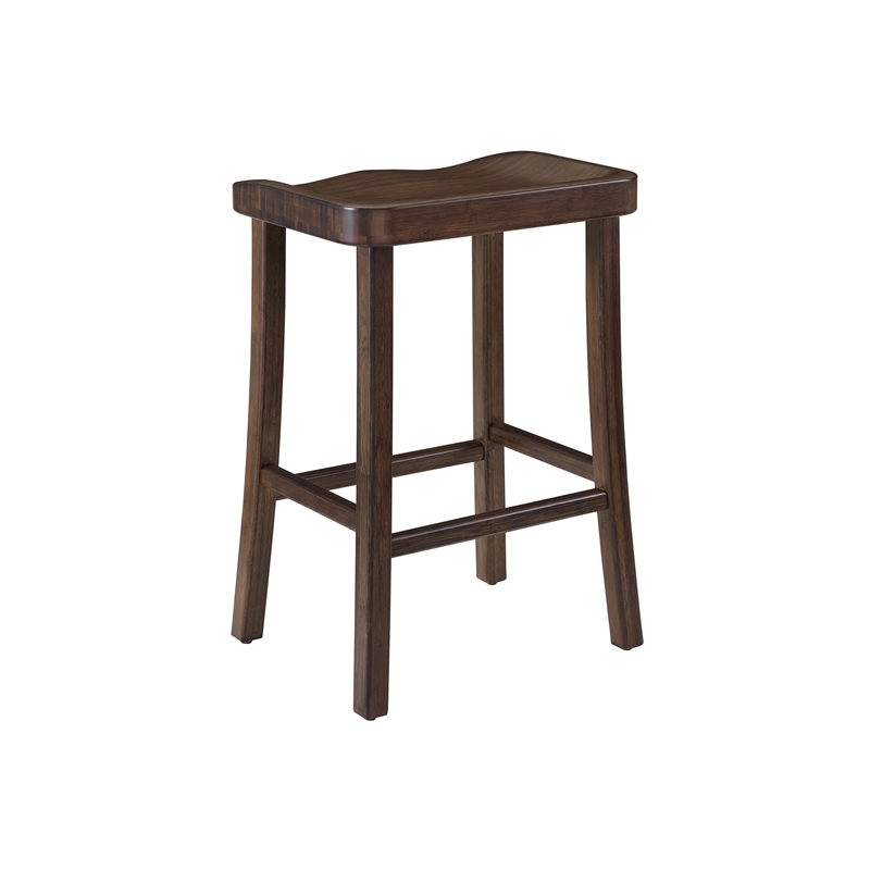 Bamax Piper Counter Height Stool in Coffee (Set of 2)