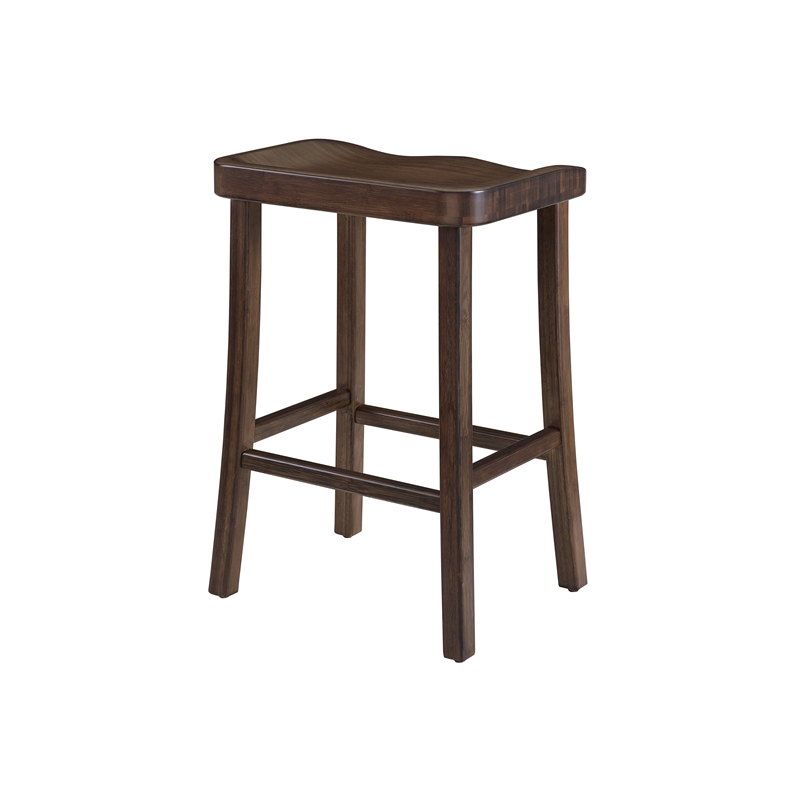 Bamax Piper Counter Height Stool in Coffee (Set of 2)