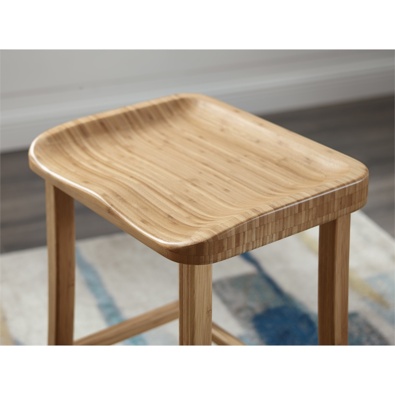 Bamax Piper Bar Height Stool in Golden (Set of 2)