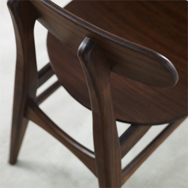 Bamax Coral Dining Chair in Burgundy (Set of 2)