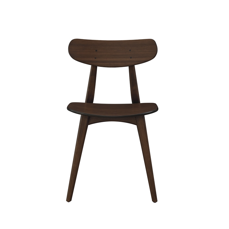 Bamax Coral Dining Chair in Burgundy (Set of 2)