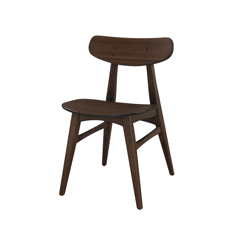 Bamax Coral Dining Chair in Burgundy (Set of 2)