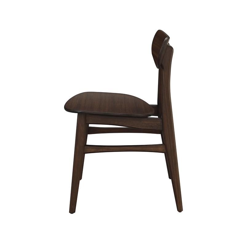 Bamax Coral Dining Chair in Burgundy (Set of 2)