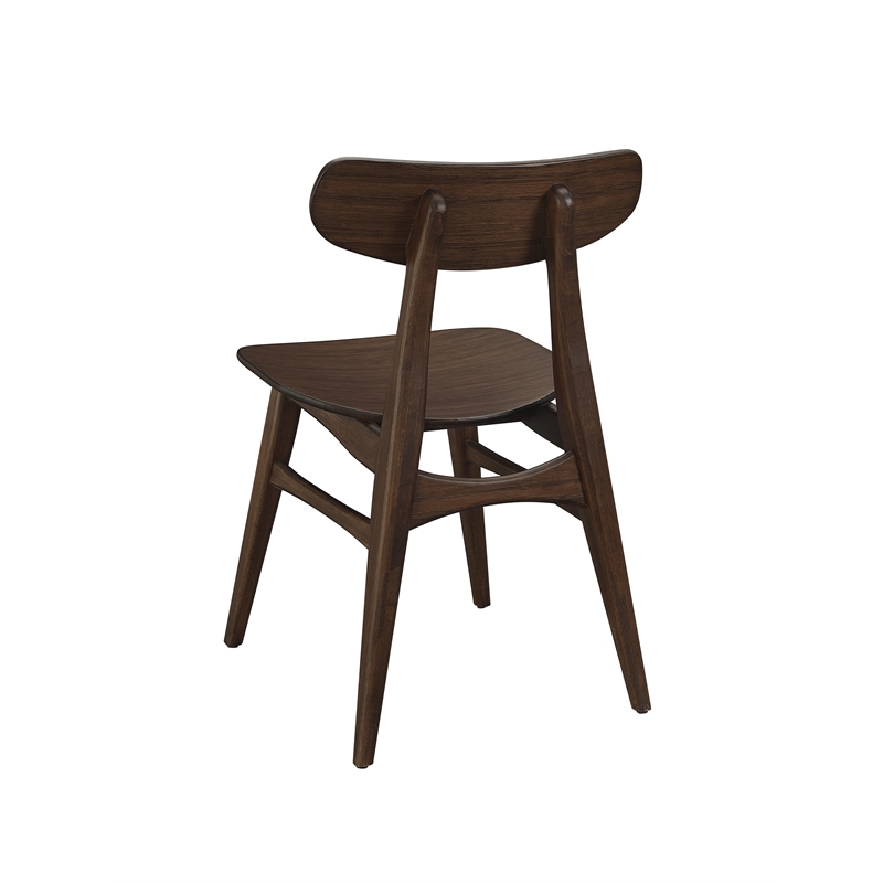 Bamax Coral Dining Chair in Burgundy (Set of 2)