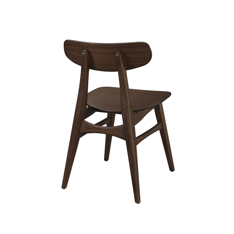 Bamax Coral Dining Chair in Burgundy (Set of 2)