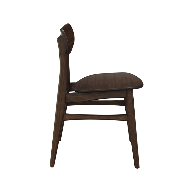 Bamax Coral Dining Chair in Burgundy (Set of 2)