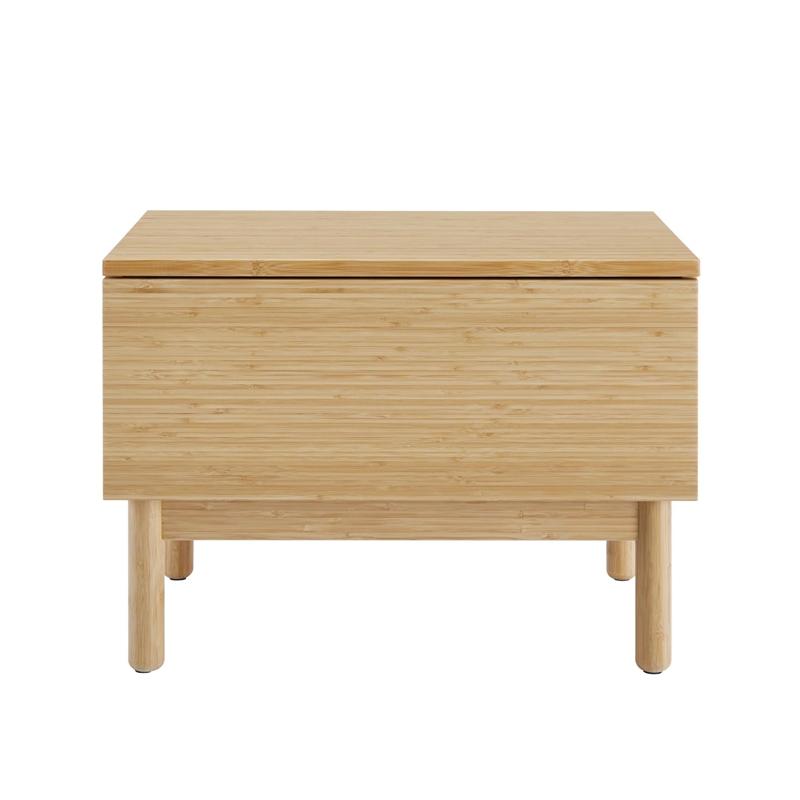 Bamax Hatley 1 Drawer Nightstand in Sand
