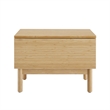 Bamax Hatley 1 Drawer Nightstand in Sand