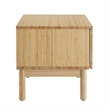 Bamax Hatley 1 Drawer Nightstand in Sand