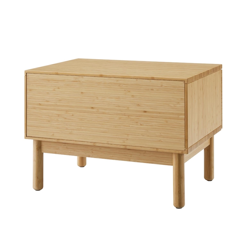 Bamax Hatley 1 Drawer Nightstand in Sand