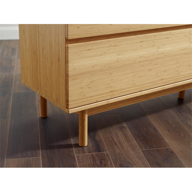 Bamax Hatley 4 Drawer Double Dresser in Sand