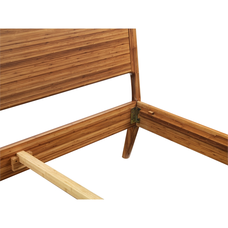 Bamax Hansen Queen Platform Bed in Copper