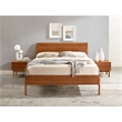 Bamax Hansen Queen Platform Bed in Copper