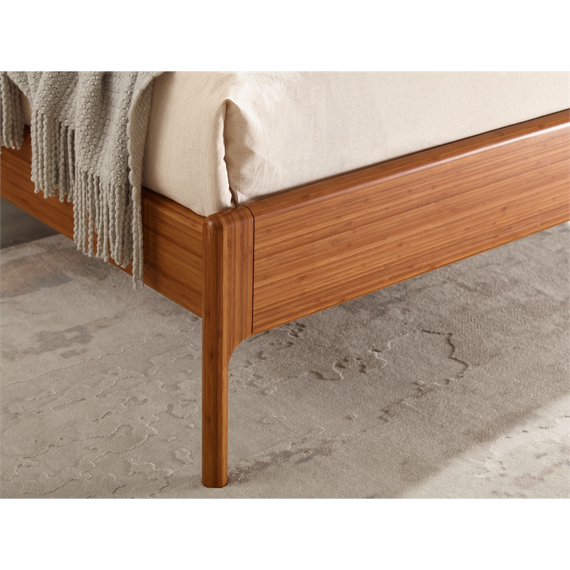 Bamax Hansen Queen Platform Bed in Copper
