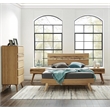 Bamax Sarah Queen Platform Bed in Golden