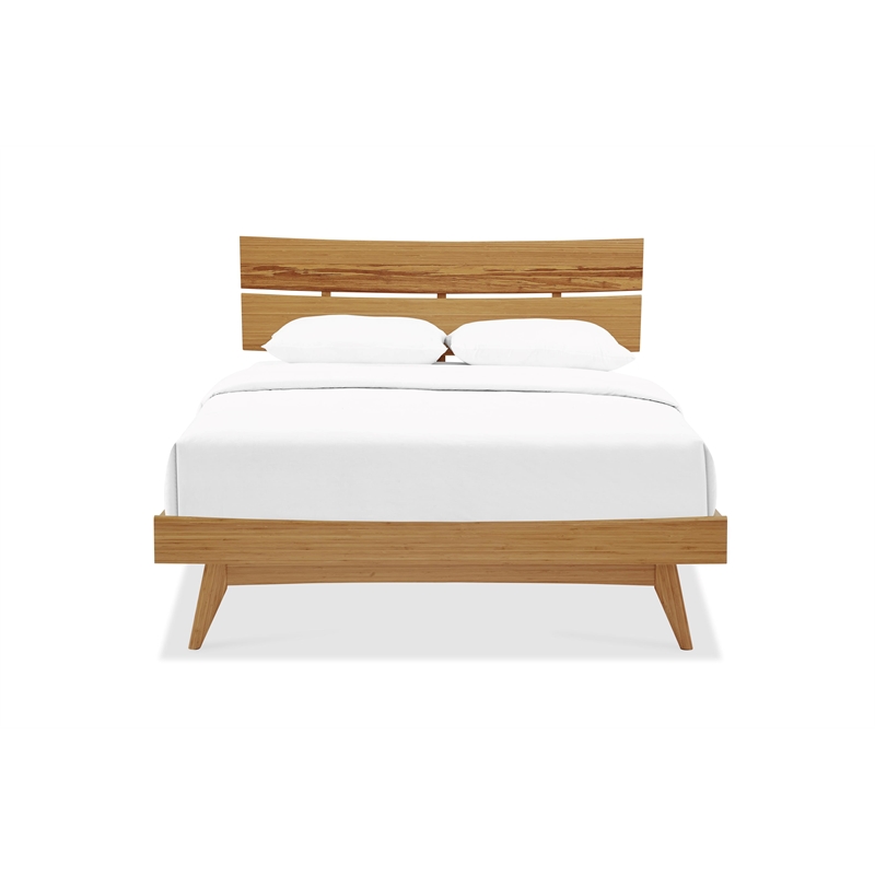 Bamax Sarah Queen Platform Bed in Golden