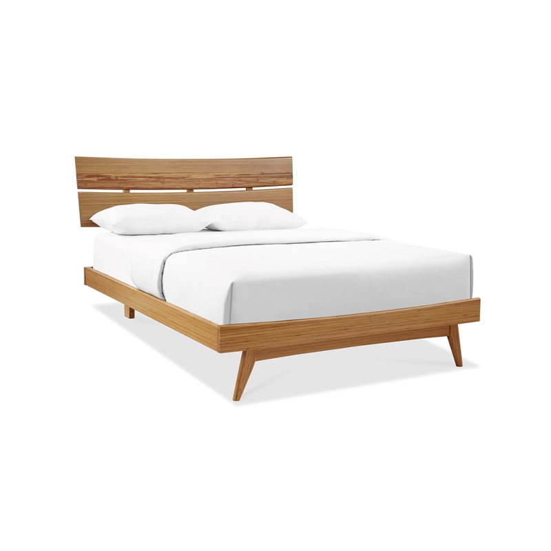 Bamax Sarah Queen Platform Bed in Golden