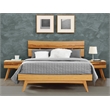Bamax Sarah Queen Platform Bed in Golden