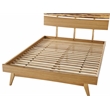 Bamax Sarah Queen Platform Bed in Golden