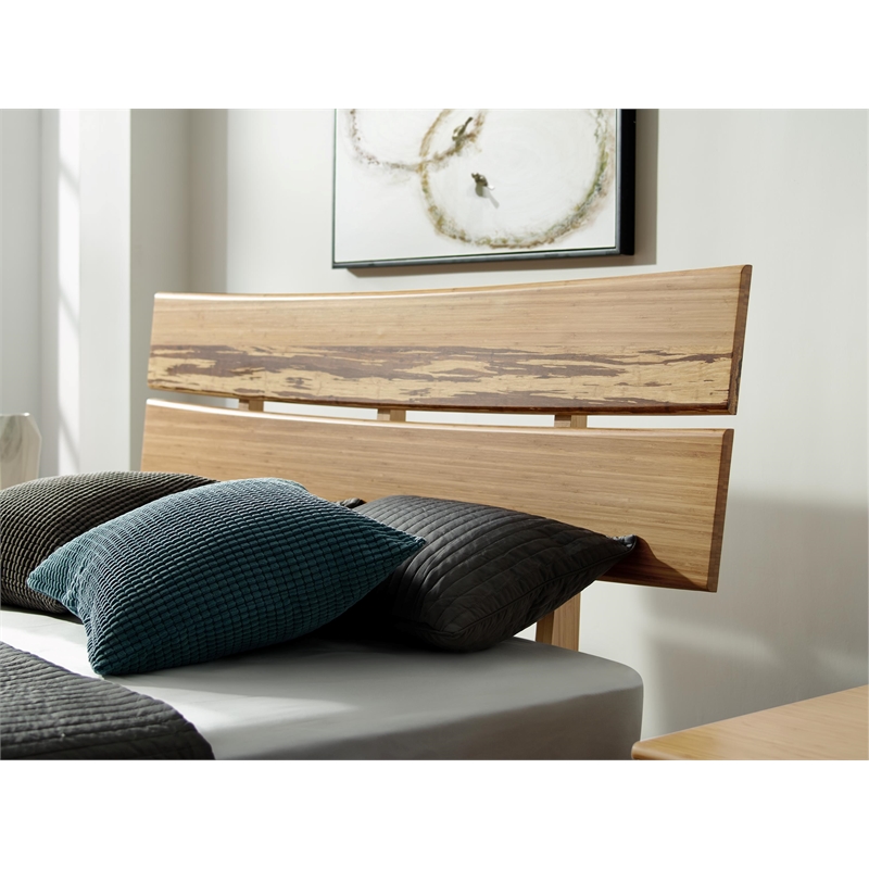 Bamax Sarah Queen Platform Bed in Golden