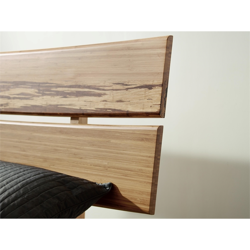 Bamax Sarah Queen Platform Bed in Golden
