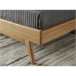 Bamax Sarah Queen Platform Bed in Golden