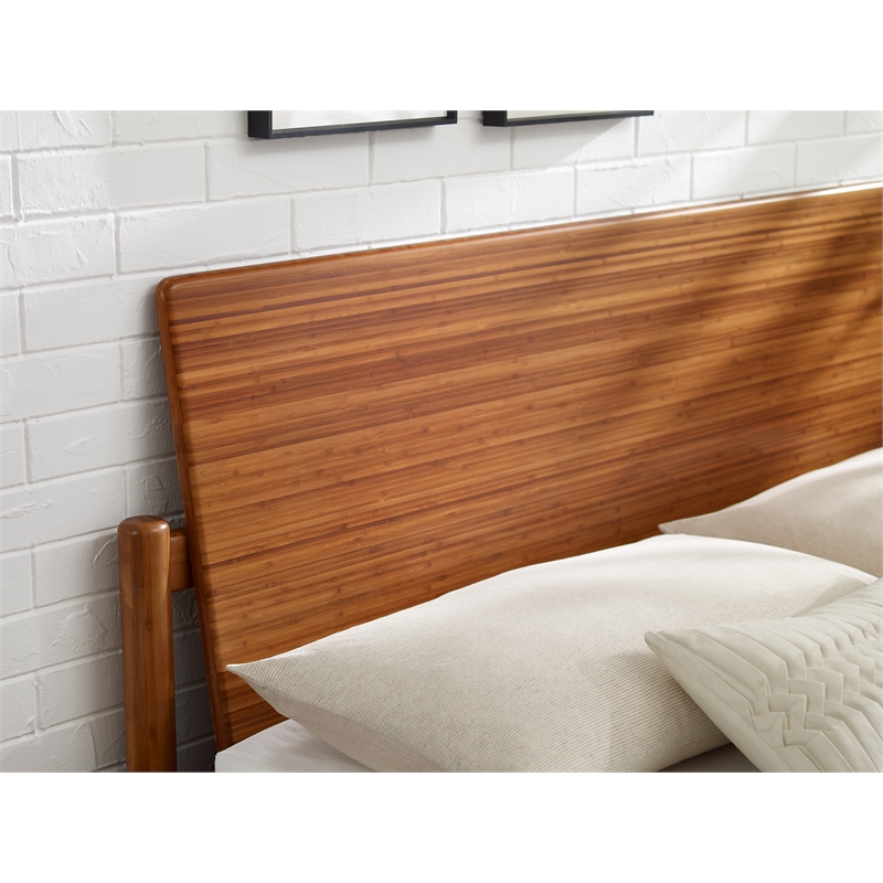 Bamax Hatley Queen Platform Bed in Copper