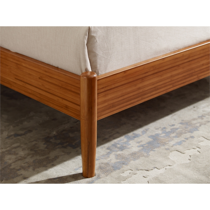 Bamax Hatley Queen Platform Bed in Copper