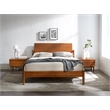 Bamax Hatley Queen Platform Bed in Copper