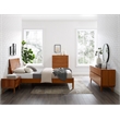 Bamax Hatley Queen Platform Bed in Copper