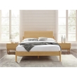 Bamax Hatley Queen Platform Bed in Sand